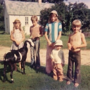 seifert children with goat